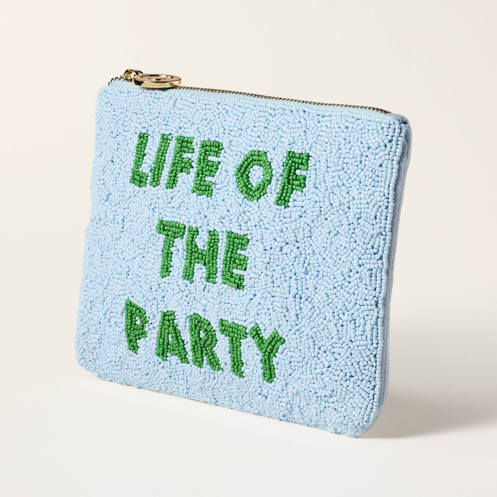 Kate Spade X Target Life of the Party Beaded Clutch NWT